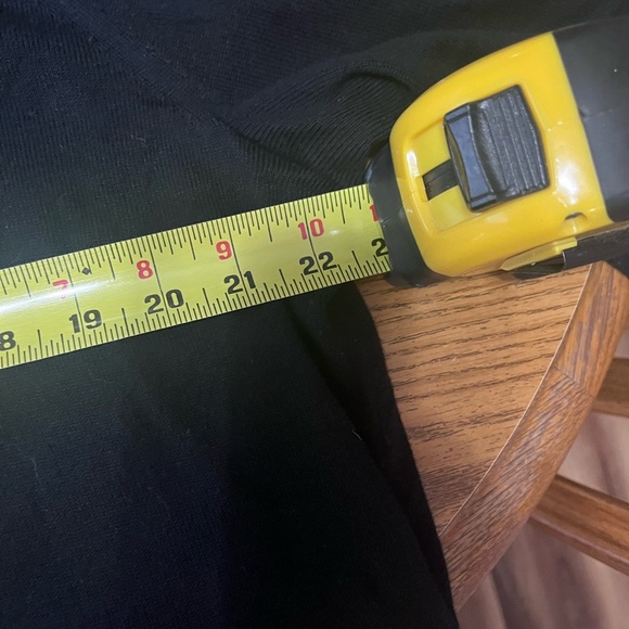 Jcrew factory women’s black sweater with attached tartan tie - Picture 6 of 6